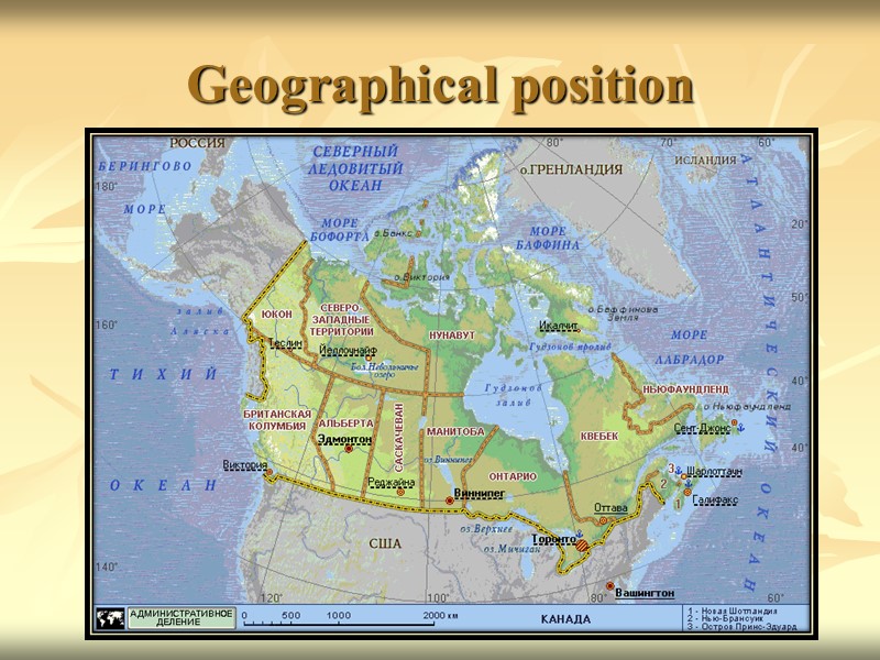 Geographical position